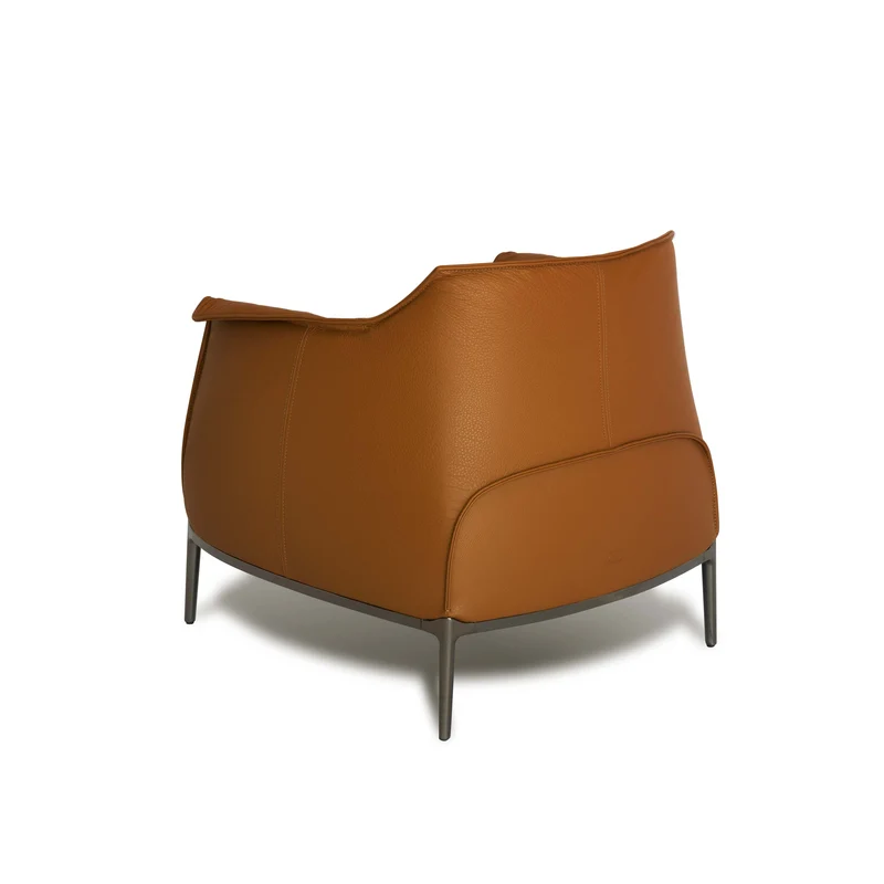 Leather Armchair ARCHIBALD by Jean-Marie Massaud for Poltrona Frau