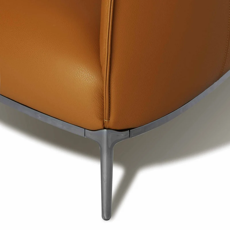 Leather Armchair ARCHIBALD by Jean-Marie Massaud for Poltrona Frau