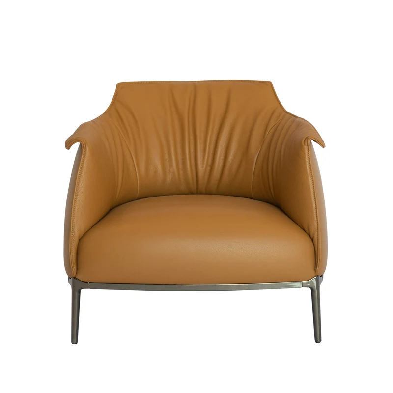 Leather Armchair ARCHIBALD by Jean-Marie Massaud for Poltrona Frau