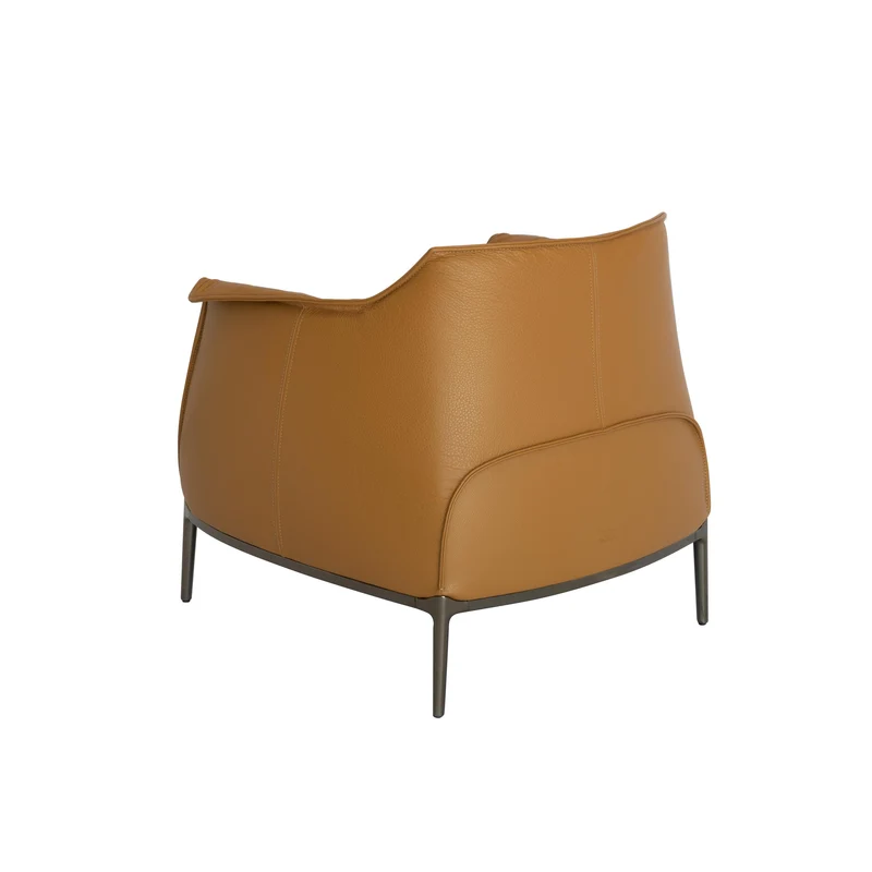 Leather Armchair ARCHIBALD by Jean-Marie Massaud for Poltrona Frau