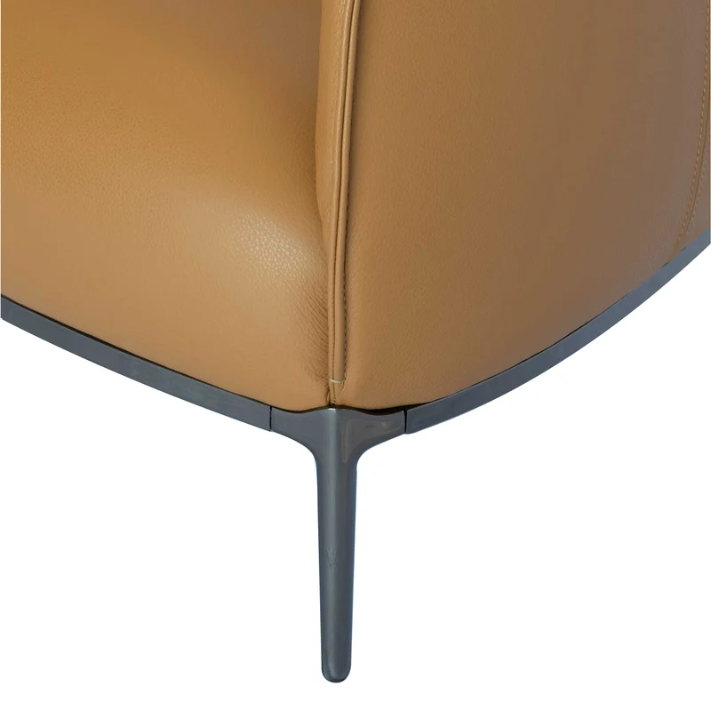 Leather Armchair ARCHIBALD by Jean-Marie Massaud for Poltrona Frau