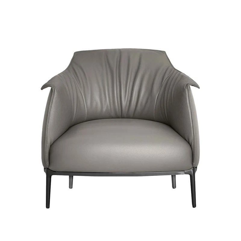 Leather Armchair ARCHIBALD by Jean-Marie Massaud for Poltrona Frau