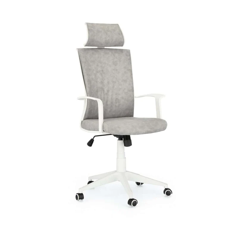 Poltrona ufficio Gordy grigio ecopelle