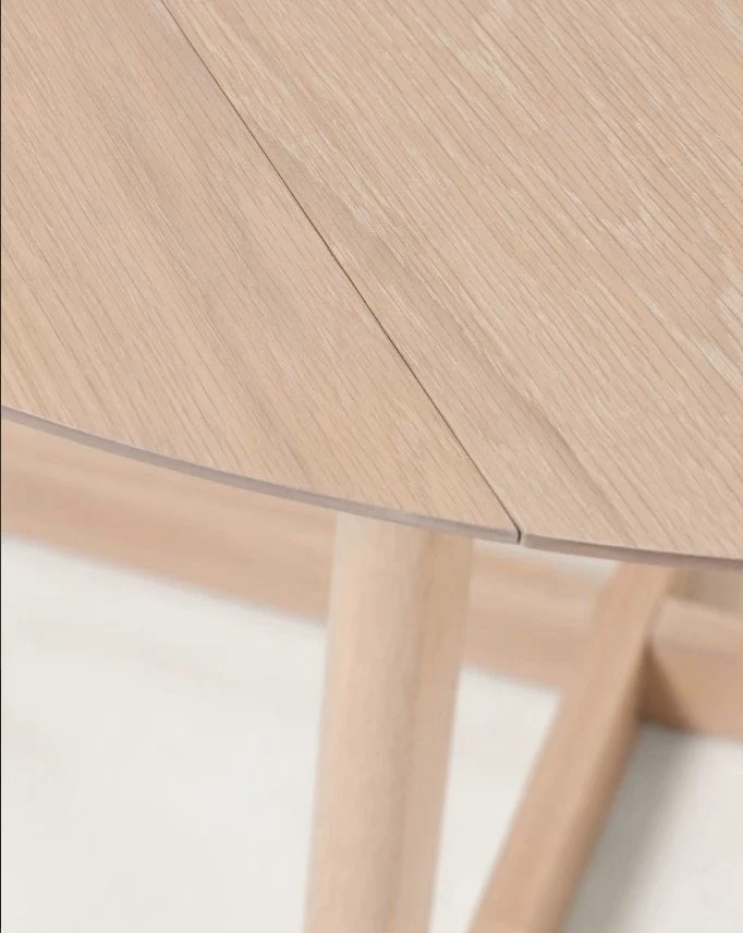 Tavolo allungabile rotondo MARY 70 (120) x 75 cm finitura rovere