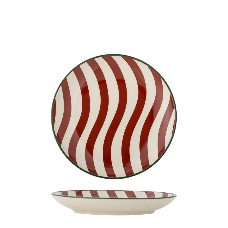 Bord aardewerk rood Jolly 16cm