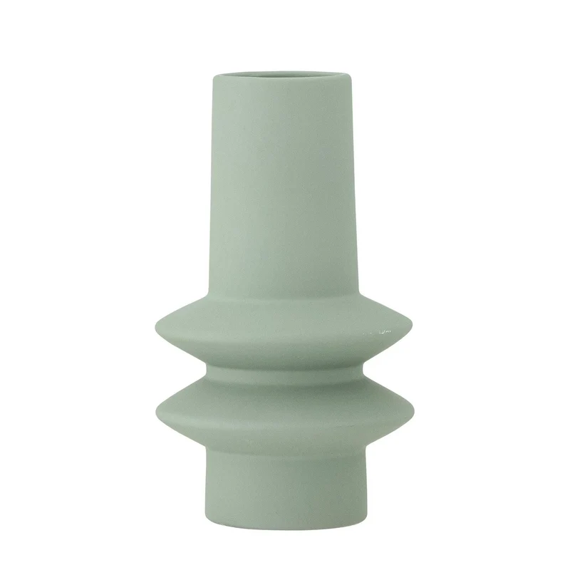 Vaas aardewerk groen Isold 22cm