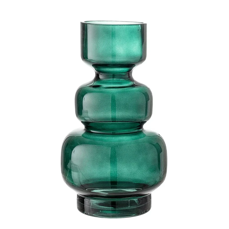 Vaas glas groen Johnson 25cm