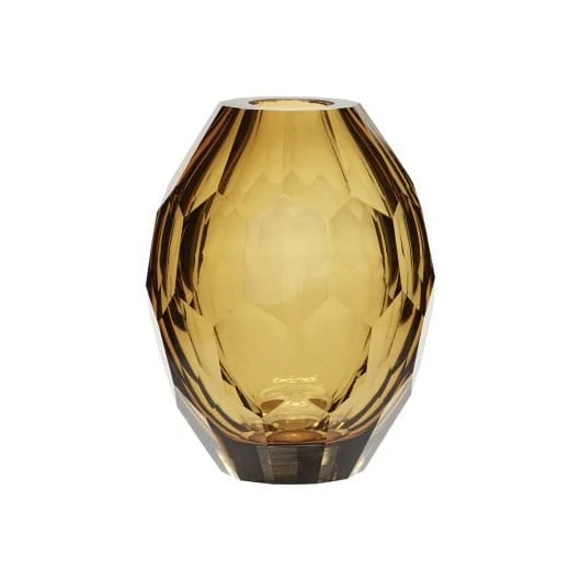 Vaso in vetro giallo by Hübsch
