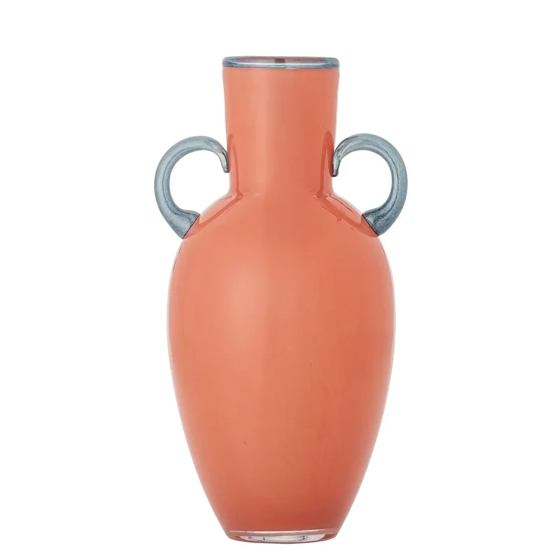 Vaas glas oranje Winston 30cm