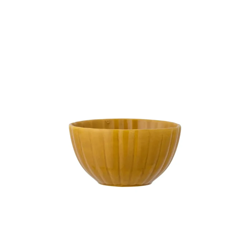 Schaal aardewerk geel Latina 9cm