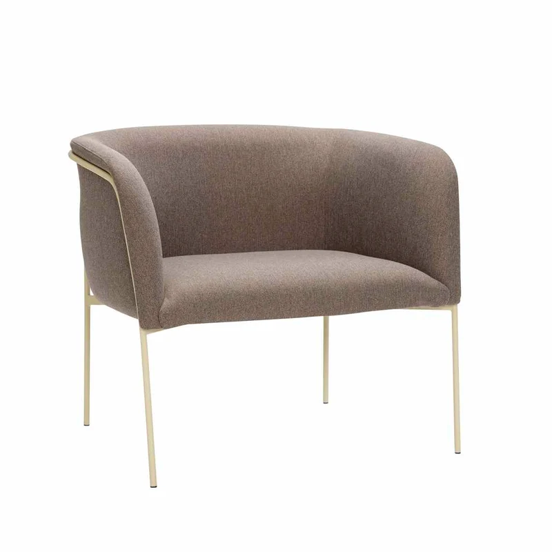 Poltrona EYRIE lounge marrone by Hübsch