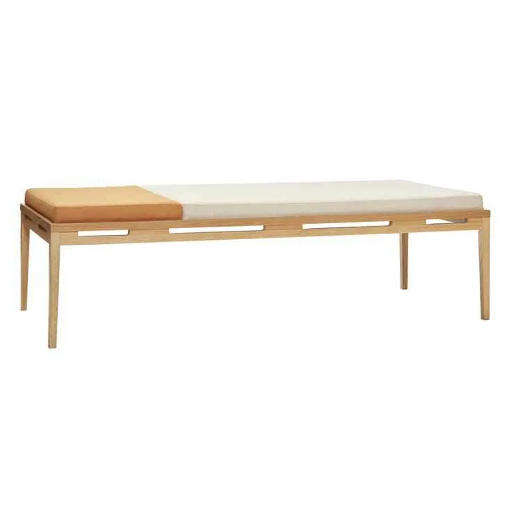 Divano letto AMBER in rovere e tessuto by Hübsch
