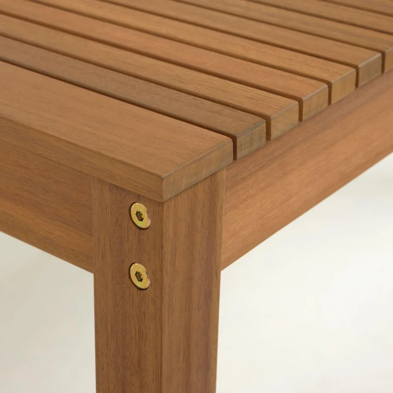 Tavolo da esterno EMY in legno massello di acacia 190 x 90 cm
