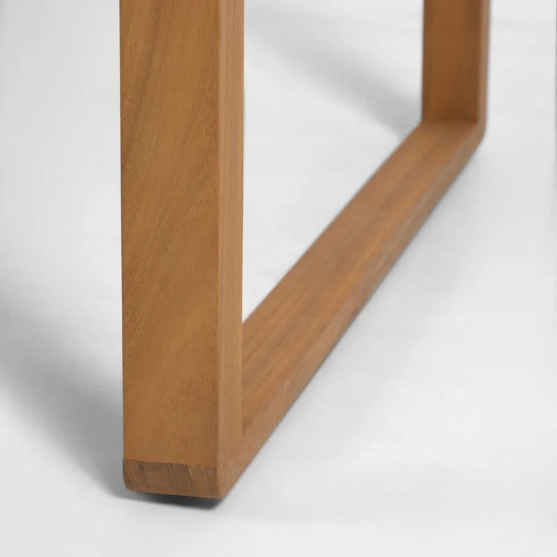 Tavolo da esterno EMY in legno massello di acacia 190 x 90 cm