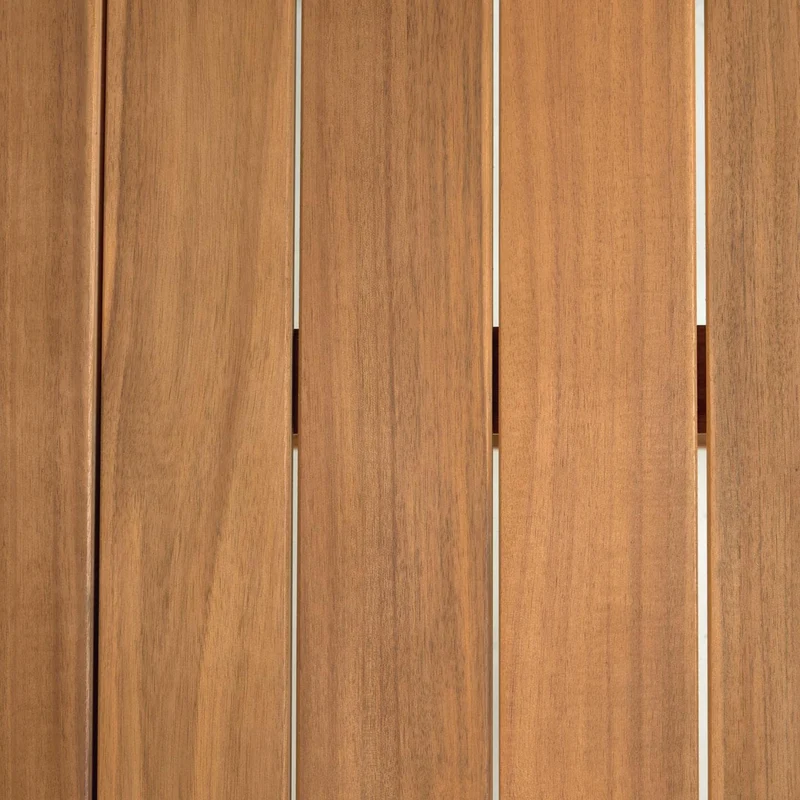 Tavolo da esterno rotondo DAFNE in legno massello di acacia Ø 120 cm