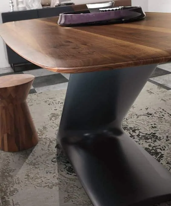 Tavolo ZETA in legno massello Noce 200x110cm By Oliver B.