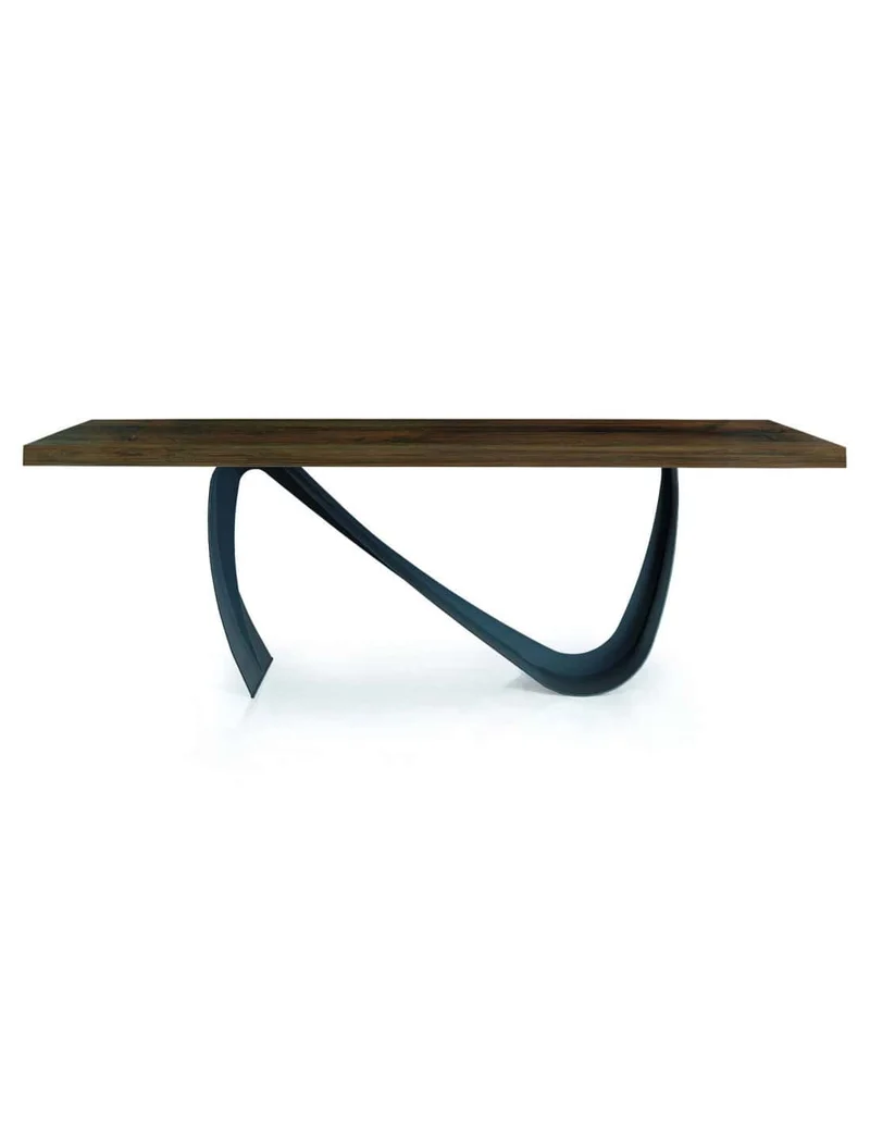 Tavolo FLEX in legno massello Legno Grigio 220x90cm By Oliver B.