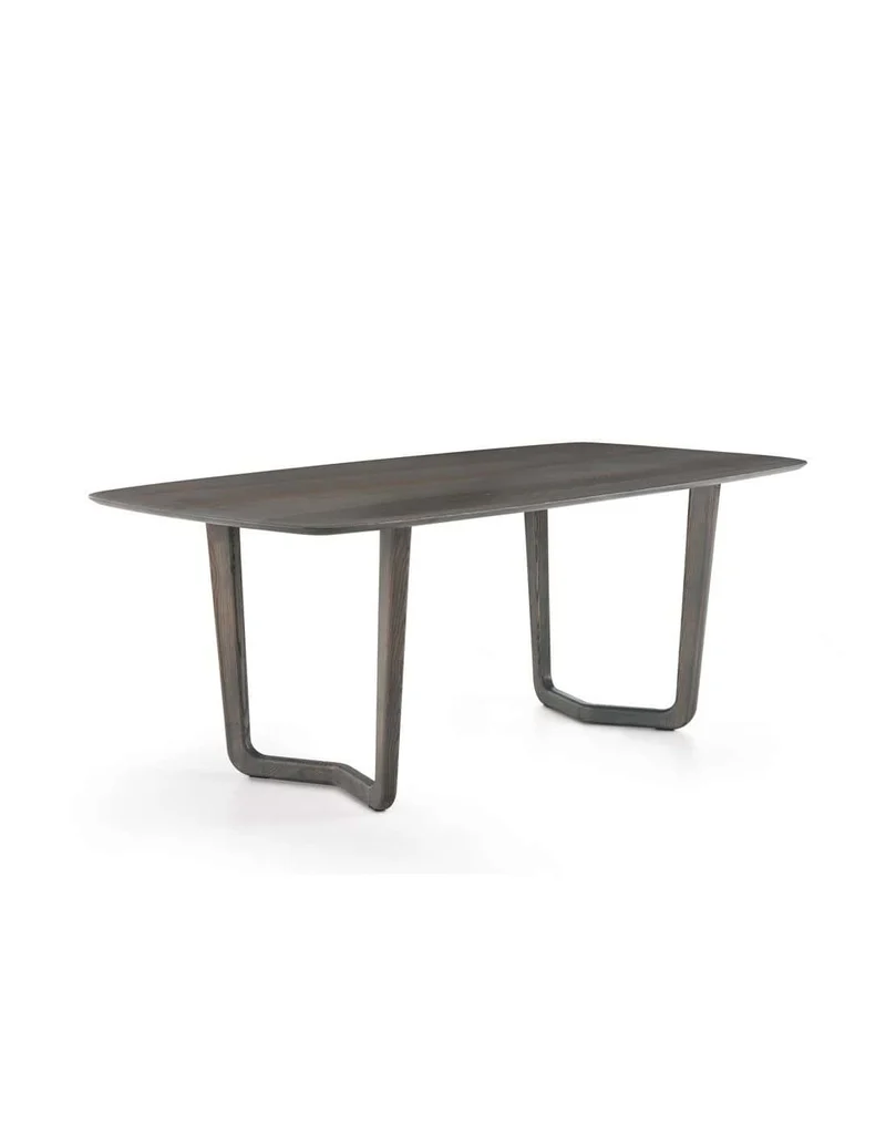 Tavolo VENTO in legno massello Frassino Grigio Cenere 200x100cm By Oliver B.