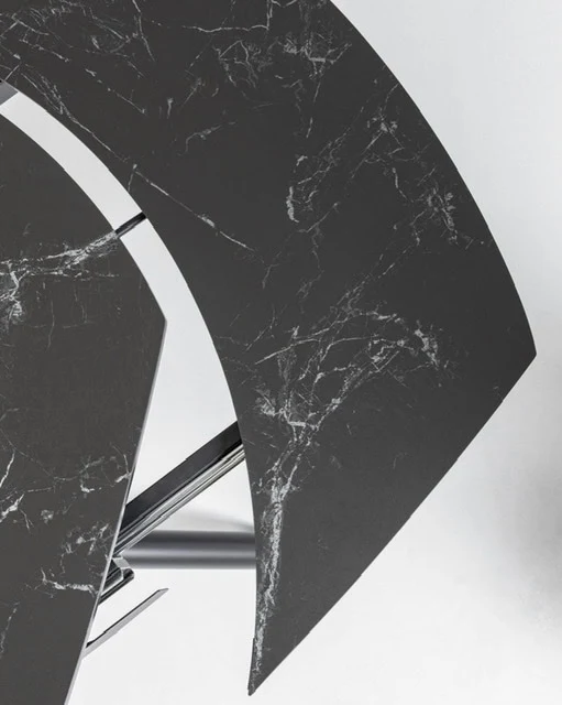 Tavolo allungabile TORINO 130 (190) x 100 cm porcellanato marble