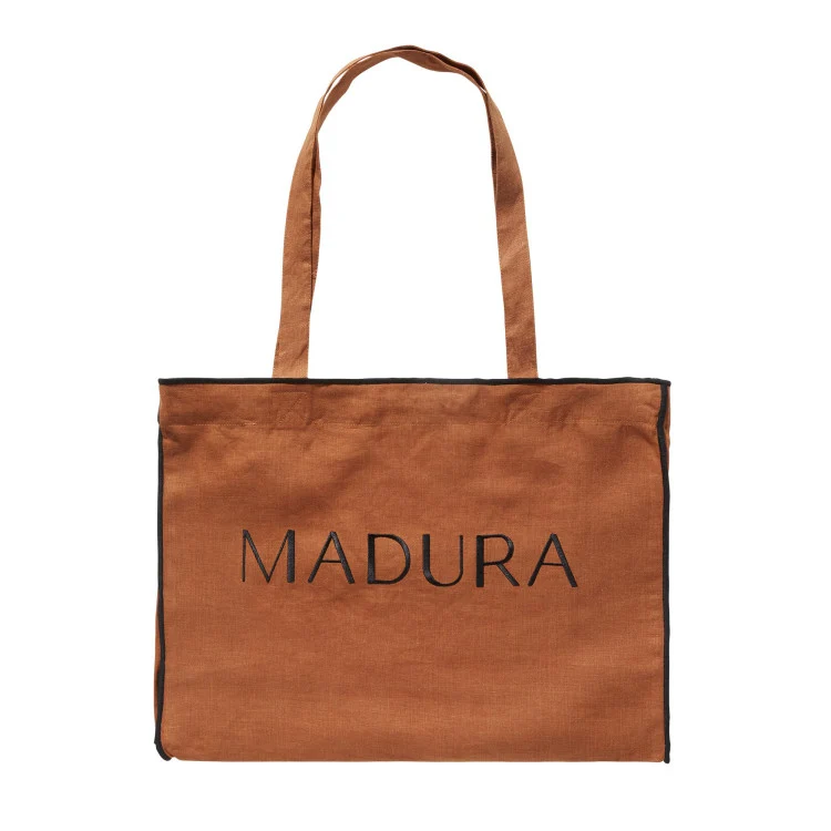 Sac CARLINA BOURDON terracotta et bourdon noir
