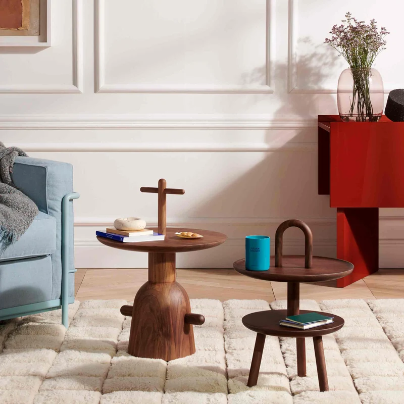 Wood Accent Table REACTION POETIQUE, designed by Jaime Hayon for Cassina