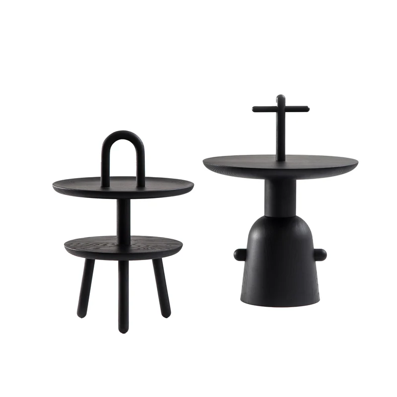 Wood Accent Table REACTION POETIQUE, designed by Jaime Hayon for Cassina