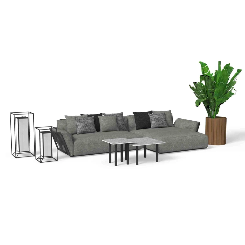 Outdoor Fabric Sectional Sofa SCACCO by Ludovica + Roberto Palomba for Talenti