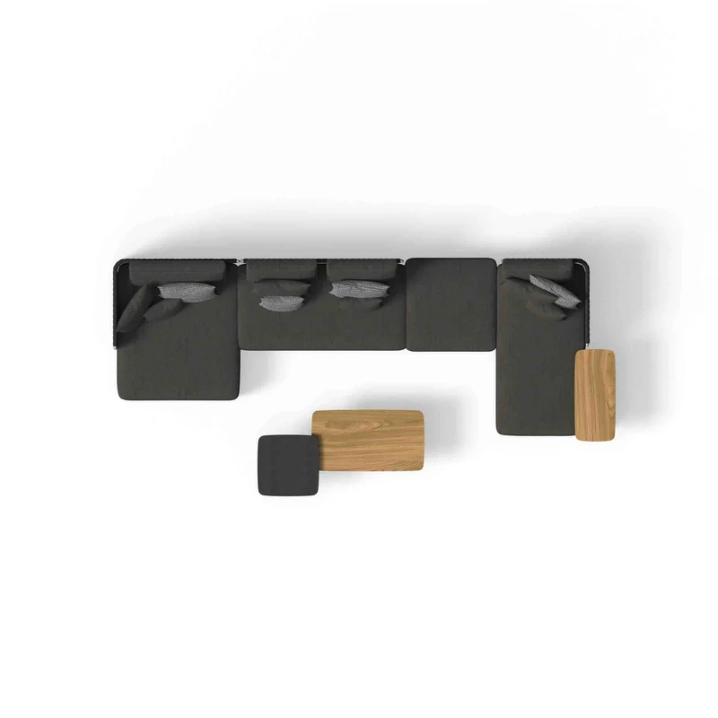 Outdoor Fabric Sectional Sofa GEORGE by Ludovica + Roberto Palomba for Talenti