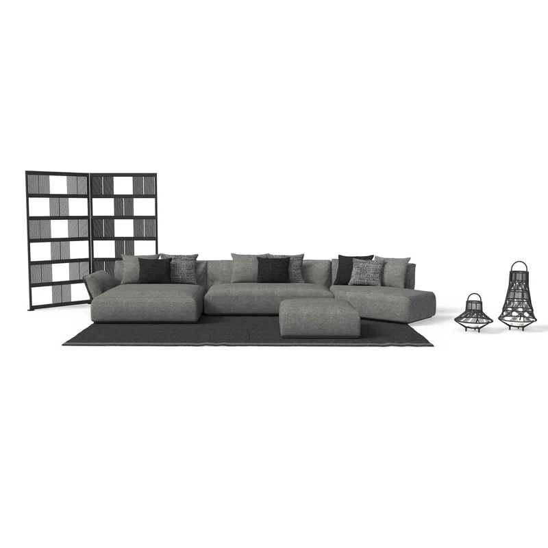 Outdoor Fabric Corner Sofa SCACCO by Ludovica + Roberto Palomba for Talenti