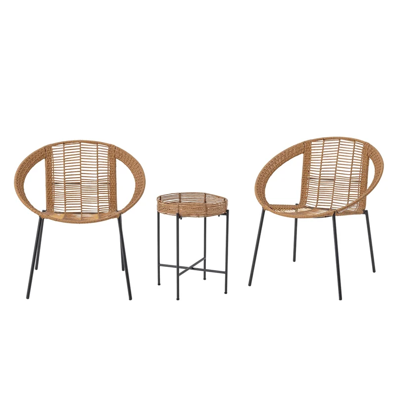 Dudine Lounge-set, Natur, Polyrattan