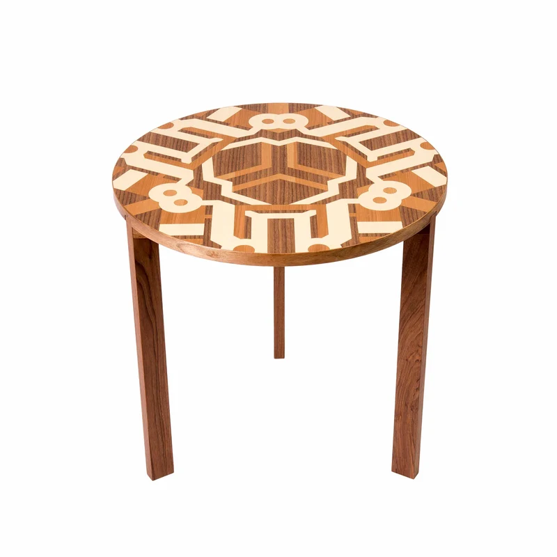Wood Coffee Table TRISTAR by Bruno Gregory for MikroDesign