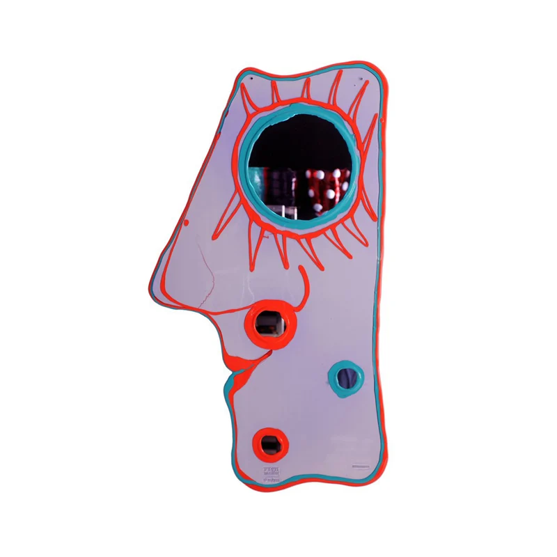 Resin Mirror LOOK AT ME Purple by Gaetano Pesce for Fish Design