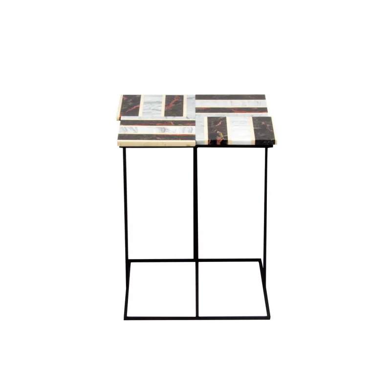 Stone Side Table INTARSIO by Nicola Di Froscia for DFdesignLab