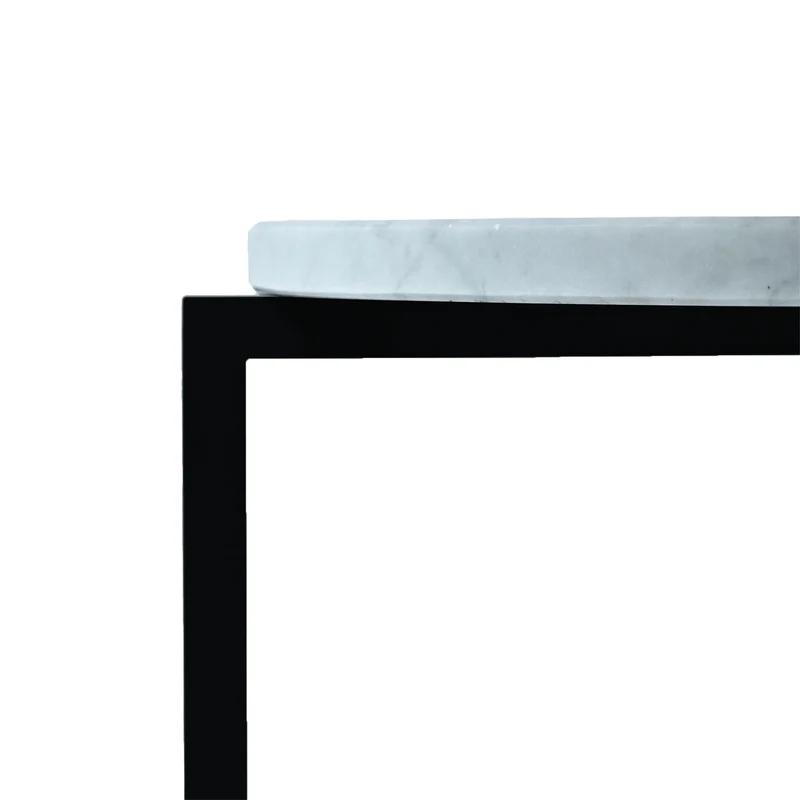 Carrara Marble Coffee Tables MOONS Set of Two by Nicola Di Froscia for DFdesignLab