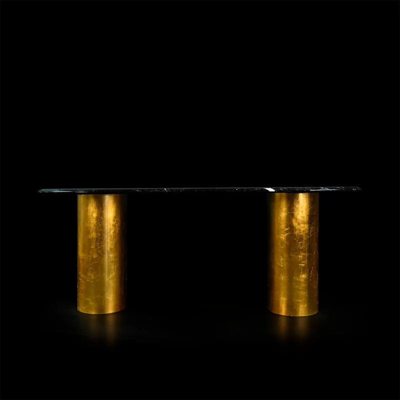 Marble Oval Dining Table ELLISSE NQ1 by Nicola Di Froscia for DFdesignLab