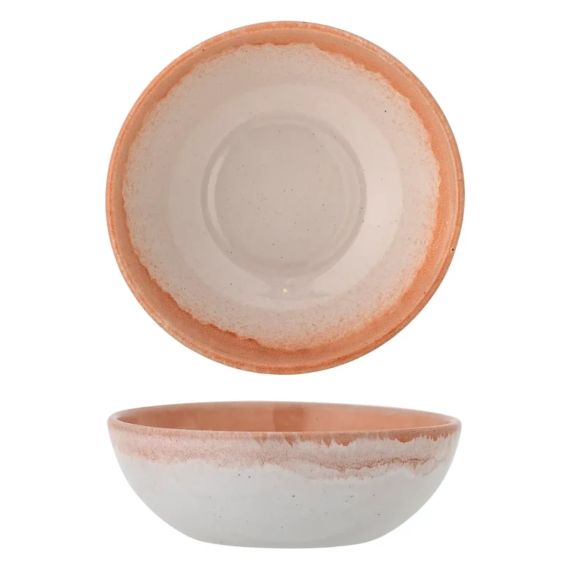 Schaal aardewerk oranje Paula 16cm