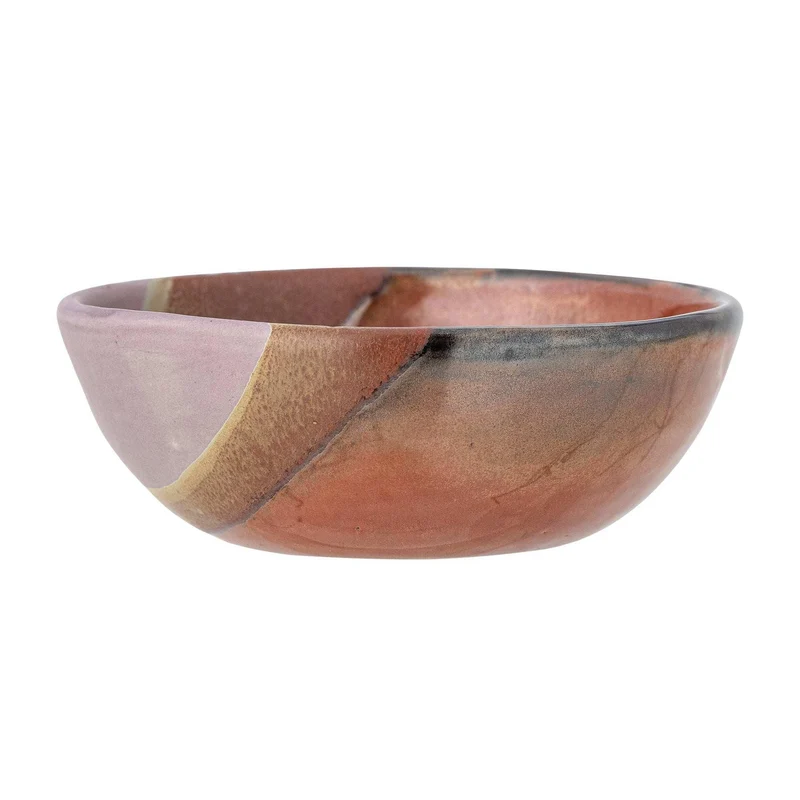 Schaal aardewerk paars Paula 16cm