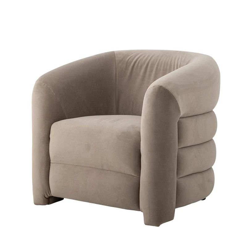Loungefauteuil grijs Joel