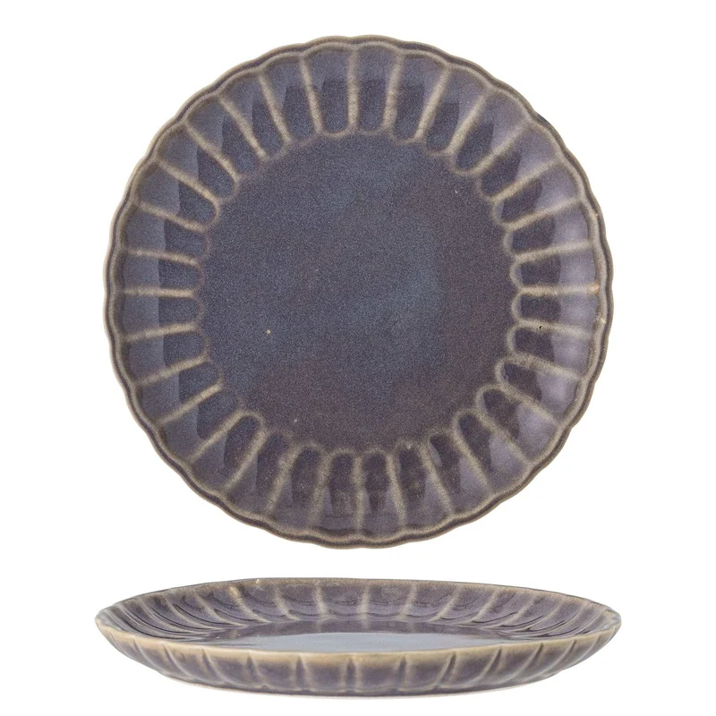Bord aardewerk paars Latina 27cm