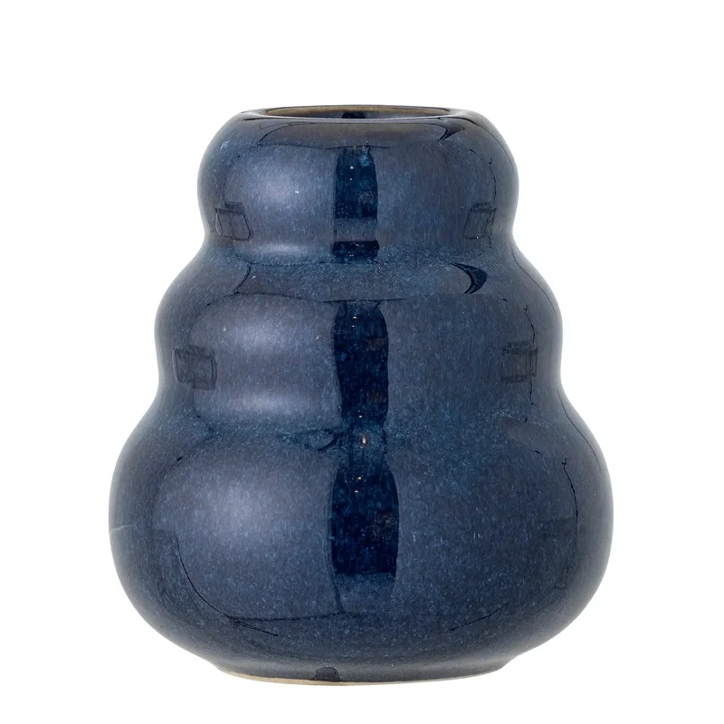 Vaas aardewerk blauw Faramir 9cm