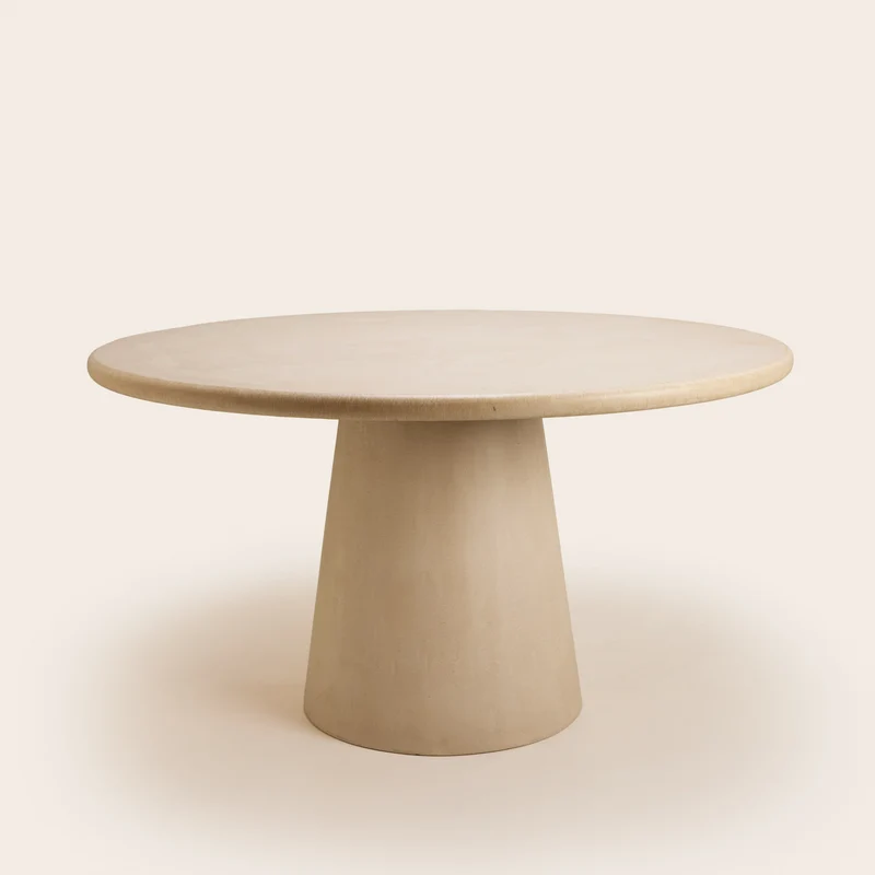 Table à manger ELIZ beige poudré