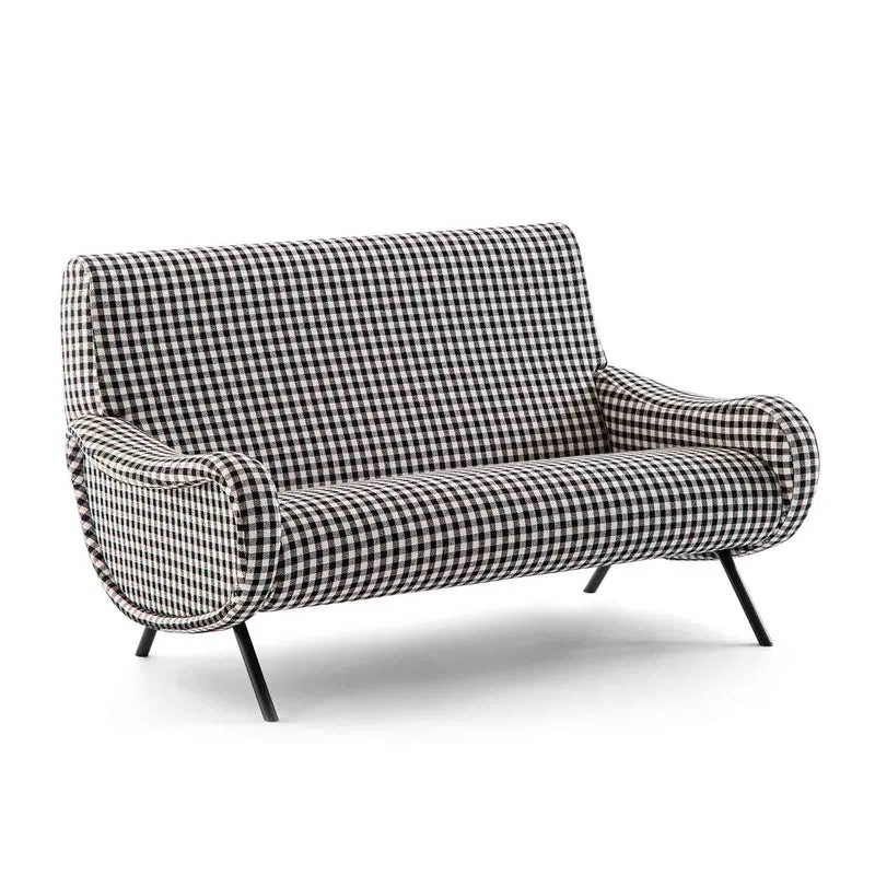 Upholstered Two-Seater Sofa LADY, designed by Marco Zanuso for Cassina