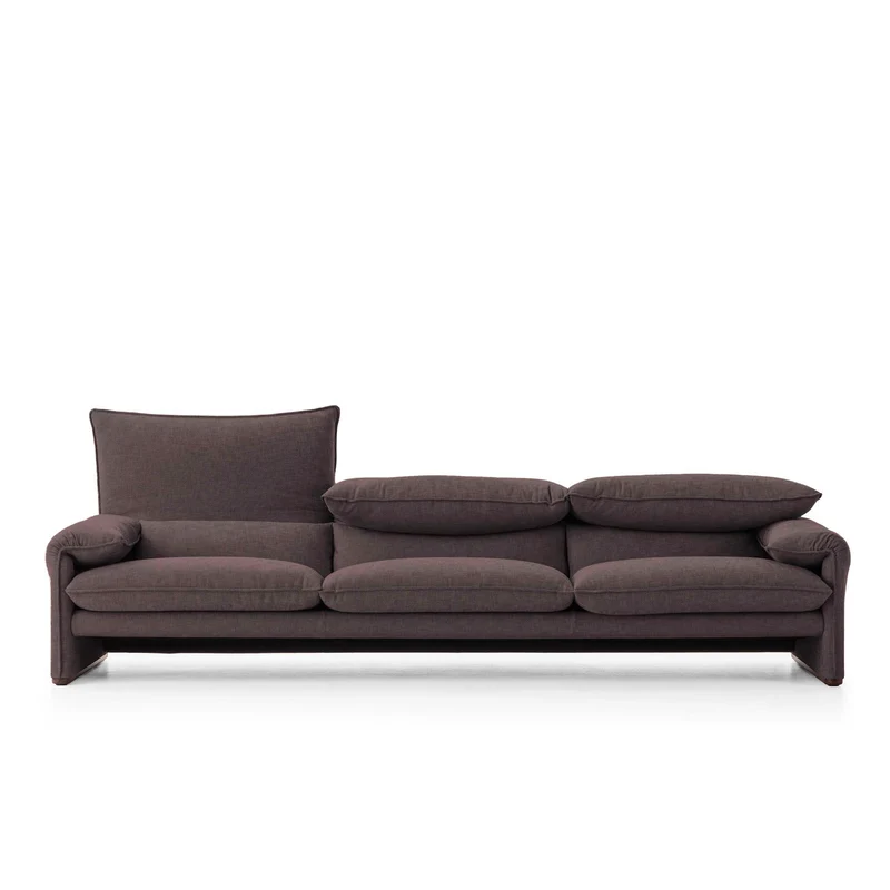 Fabric Three-Seater Sofa MARALUNGA 40 MAXI, designed by Vico Magistretti for Cassina