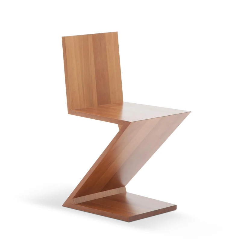 Cantilever Wood Chair ZIG ZAG, designed by Gerrit T. Rietveld for Cassina