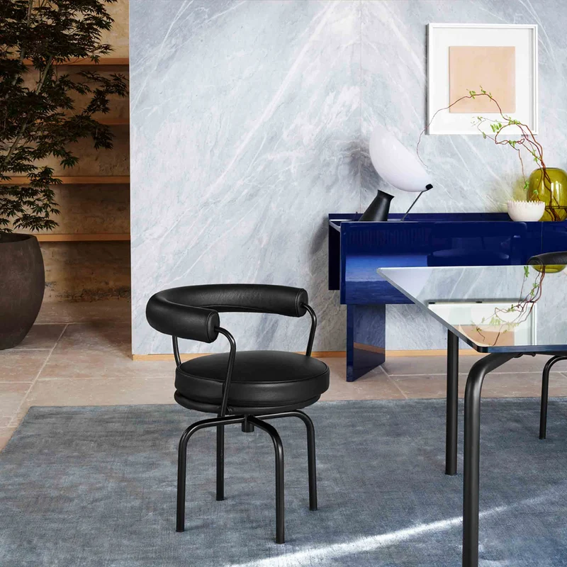 Armchair - "7, Siège Tournant, Fauteuil", designed by Charlotte Perriand for Cassina