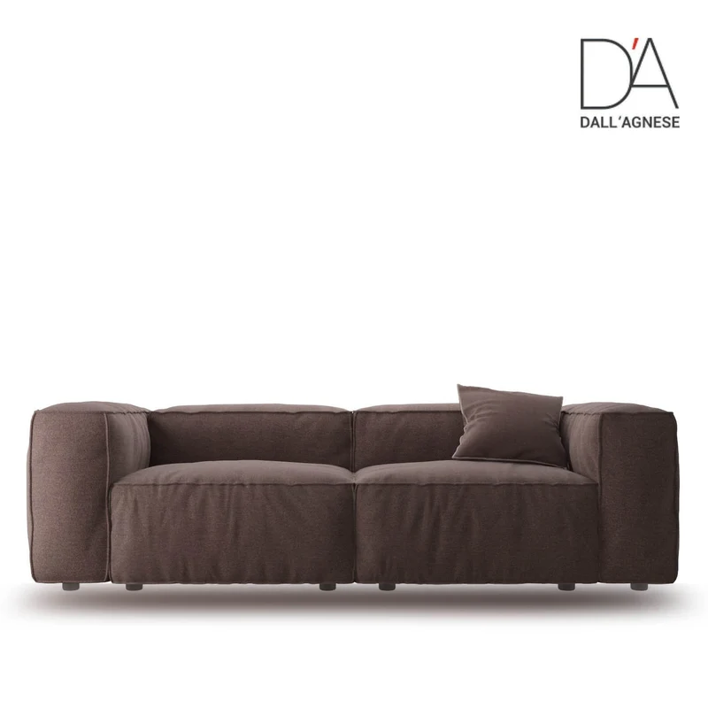Comfort contemporary sectional Italian sofa by Dall'Agnese