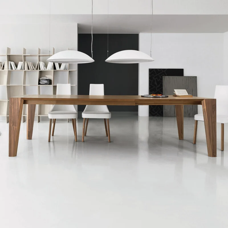 Plus Wooden Extending Dining Table – Compar | Italian Craftsmanship & Functionality