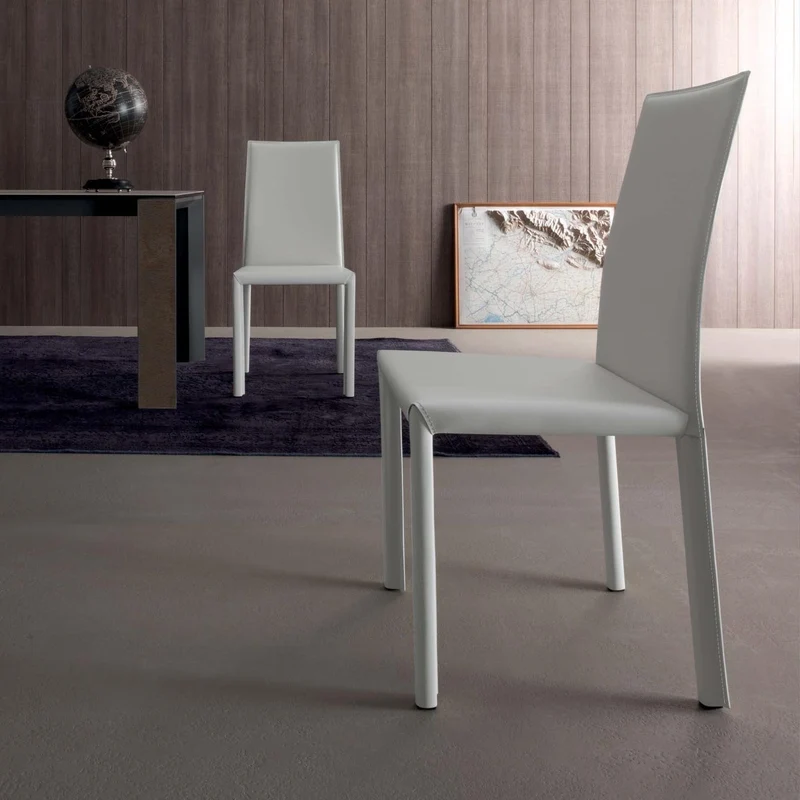 Romina Upholstered Dining Chair by Compar | Elegant High-Back Seating