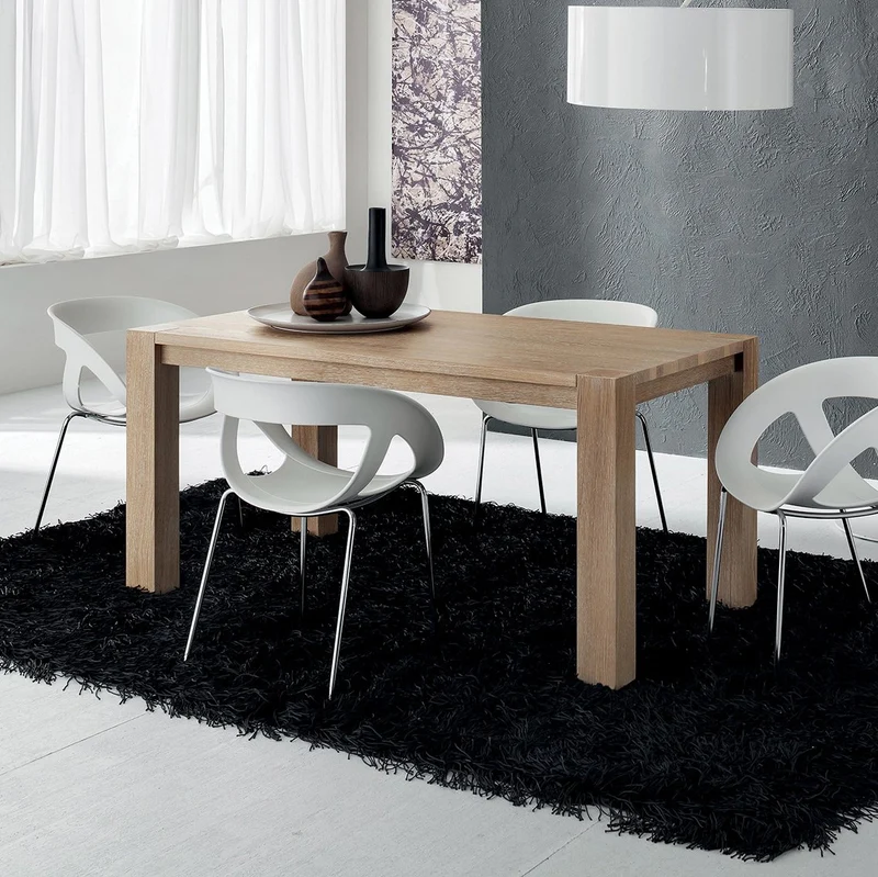 Sergio Extending Oak Dining Table – La Primavera | Italian Craftsmanship & Versatility