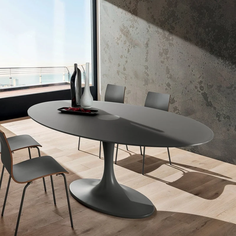Ruud Fixed Oval Dining Table – La Primavera | Italian Craftsmanship & Elegance
